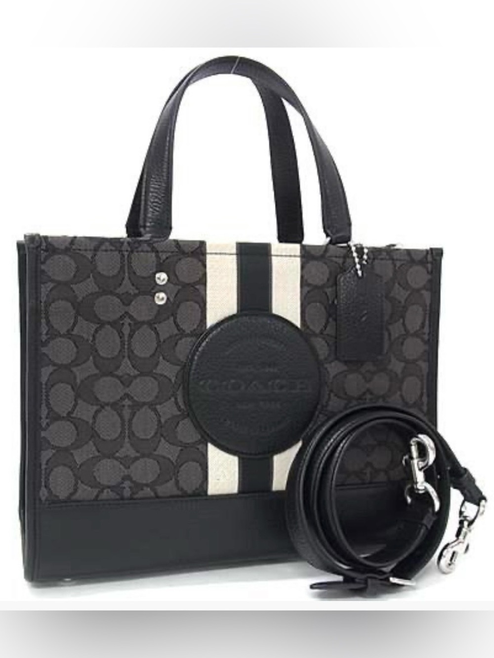Coach Dempsey Carryall in Signature Jacquard